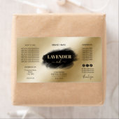 モダンドロッシンプルパーボトル製品ラベル ラベル (インサイチュ)