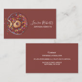 モダンドーナツ職人スイーツベーカリー名刺 名刺 (正面/裏面)