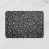 モダンドーナツ&おむつ赤ちゃんシャワー散らしラッフル エンクロージャーカード (裏面)