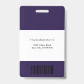 モダンナースID医療従事者スタッフバッジ バッジ (裏面)