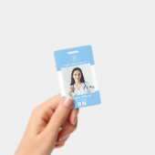 モダンナースID医療従事者スタッフブルーバッジ バッジ (手持ち)