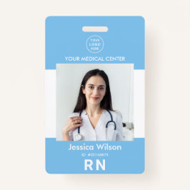 モダンナースID医療従事者スタッフブルーバッジ バッジ
