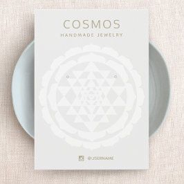 モダンニューエイジイヤリングジュエリー表示カード