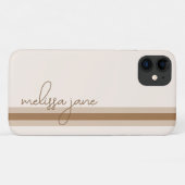 モダンニュートラルiPhoneケース Case-Mate iPhoneケース (裏面(横))