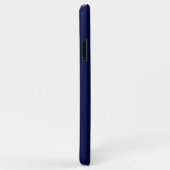 モダンネイビー あなたの名前 Case-Mate iPhoneケース (裏面/右)