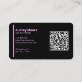 モダンネイリストテンプレート 名刺 (正面)