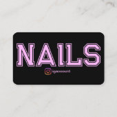 モダンネイリストテンプレート 名刺 (裏面)