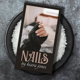 モダンネイリストネイルサロン写真 名刺