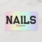 モダンネイリスト 名刺 (裏面)