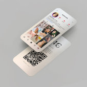 モダンネイルアーティスト金ゴールド銀Instagramグリッド 名刺