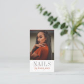 モダンネイルサロン写真 名刺 (スタンド正面)