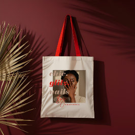 モダンネイルサロンBusiness Photo Social & QRコード トートバッグ