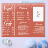 モダンネイルサービス セッション パンフレット フライヤー (シングル)