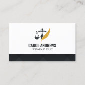 モダンノーター・ローン署名エージェント 公証人 名刺 (裏面)