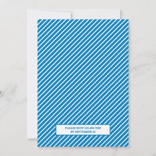 モダンハウスフォト引っ越し祝いパーティーパーティー 招待状 (裏面)