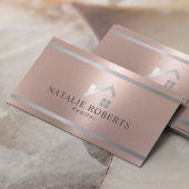 モダンハウスロ実在ゴエステート不動産仲介業者バラ金ゴールド 名刺