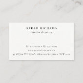 モダンハカラフルウブルーレッドオレンジアポイントメント 名刺 (裏面)