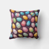 モダンハッピーイースターエッグコレクション クッション (裏面)