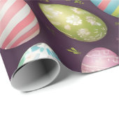 モダンハッピーイースターエッグコレクション ラッピングペーパー (ロールコーナー)