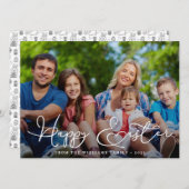 モダンハッピーイースター写真 シーズンカード (正面/裏面)