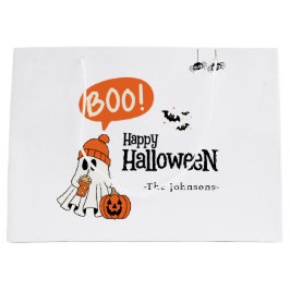 モダンハッピーハロウィン ラージペーパーバッグ