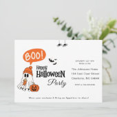 モダンハッピーハロウィン 招待状 (スタンド正面)