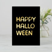 モダンハッピーハローウィンフォイルカード 箔シーズンカード (立ち正面)