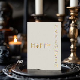 モダンハッピーハローウィンフォイルカード 箔シーズンカード