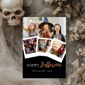 モダンハッピーハローウィンフォトカード