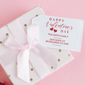 モダンハッピーバレンタインデーハートの住所 ラバースタンプ