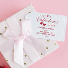 モダンハッピーバレンタインデーハートの住所