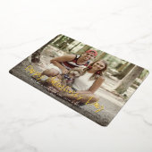 モダンハッピーバレンタインデーフルフォト 箔シーズンカード (回転した状態)