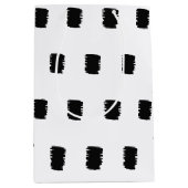 モダンハッピーバースデー抱き枕 ミディアムペーパーバッグ (正面)