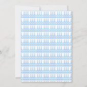 モダンハッピーバースデー2Uデザイン誕生日カード (裏面)