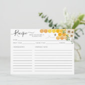 モダンハニカム（昆虫）マルハナバチイエロービーレシピカード (スタンド正面)