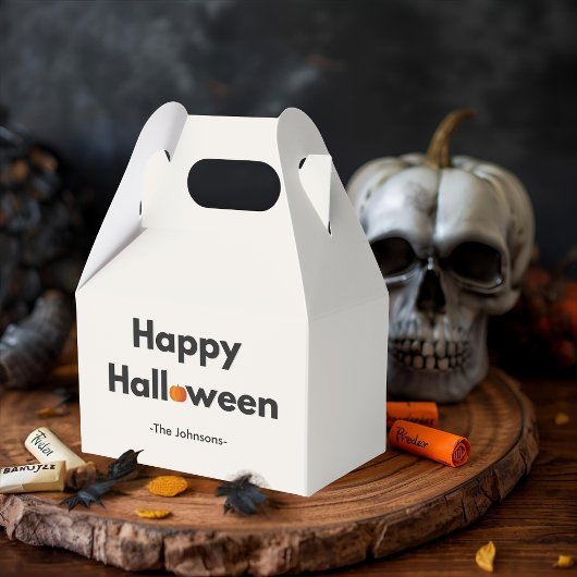 モダンハロウィンの特典ボックス – パーソナライズされた フェイバーボックス