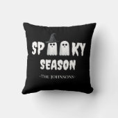 モダンハロウィンインテリア スプーキーシーズンの枕 クッション (裏面)