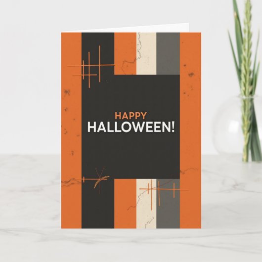 モダンハロウィンカード カード (正面)