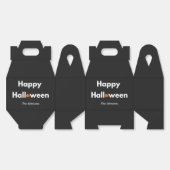モダンハロウィンギフトボックス - 名前入り フェイバーボックス (見開き)