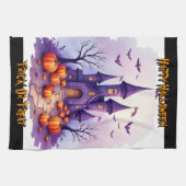 モダンハロウィンスプーキーキュートコレクション キッチンタオル (横)