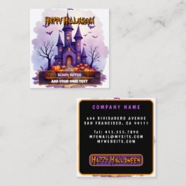 モダンハロウィンスポーキーキュートコレクション スクエア名刺