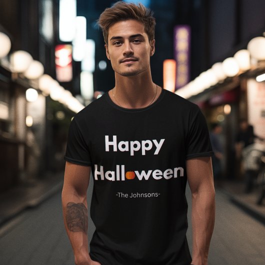 モダンハロウィンTシャツ – パンプキパーソナライズされたン Tシャツ