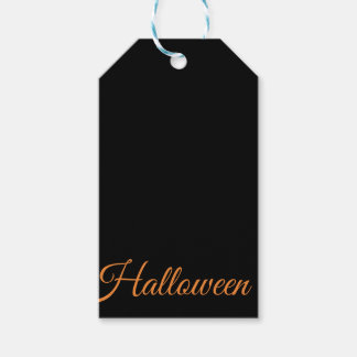モダンハローウィンパーティブラックギフトラベル ギフトタグ