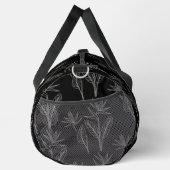 モダンハワイアンプリントバードパラダイスパターンacc ダッフルバッグ (右)