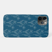 モダンハワイアンミニマルのパラダイスパターン Case-Mate iPhoneケース (裏面(横))