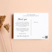 モダンハンドレタリング8 フォトコラージュ ベビーシャワー ポストカード