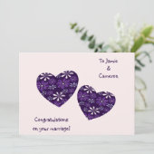 モダンハートおめでとう 招待状 (スタンド正面)