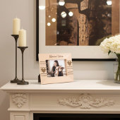 モダンハートと可愛いラインアート最高の先生 レーザー彫刻フレーム