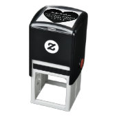 モダンハートのバックグラウンド個人用ホームアドレス セルフインキングスタンプ (商品)