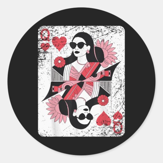 モダンハートの遊女王 ラウンドシール (正面)